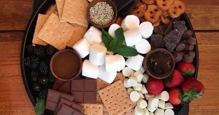 S’mores Dessert Platter in 6 Easy Steps