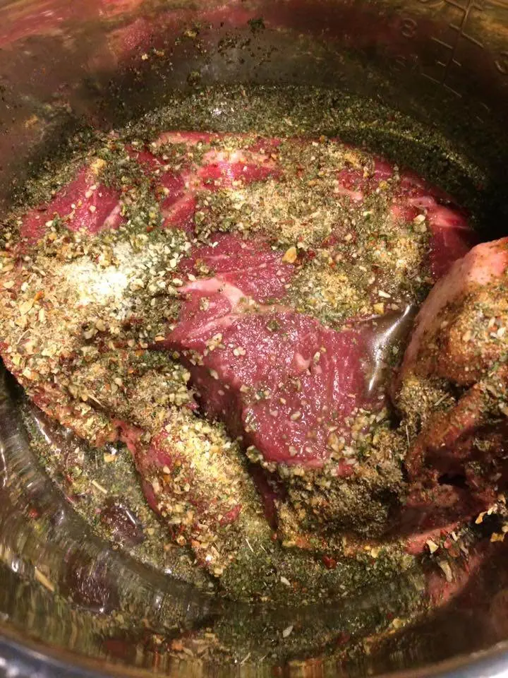 Tuscan Beef in the Instant Pot