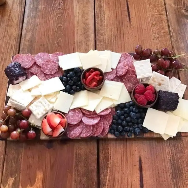 Easy Red, White, and Blue Charcuterie Board
