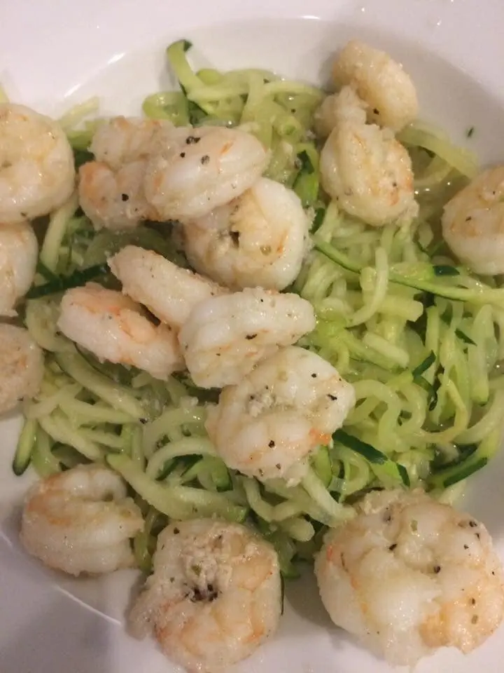 Easy Shrimp Scampi with Zoodles