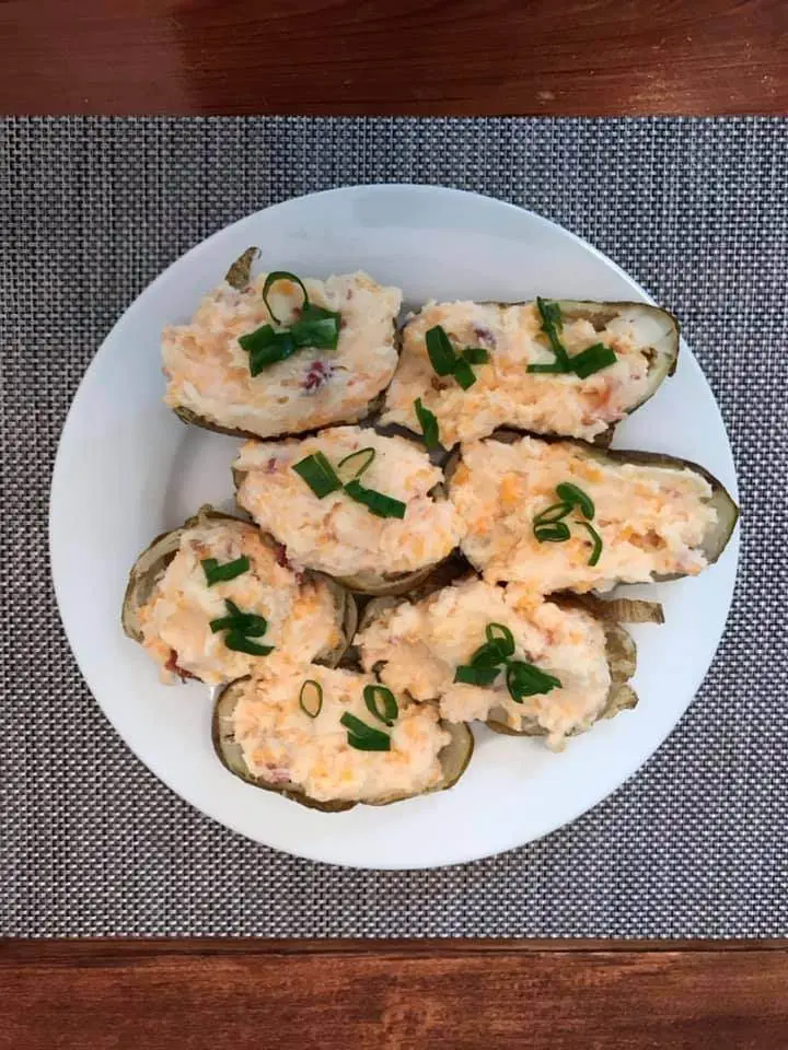 Easy Loaded Potatoes with Bacon and Gouda